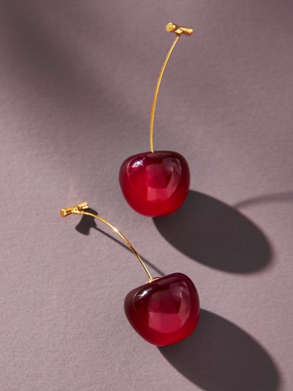 New Anthropologie Cherry Drop Earrings